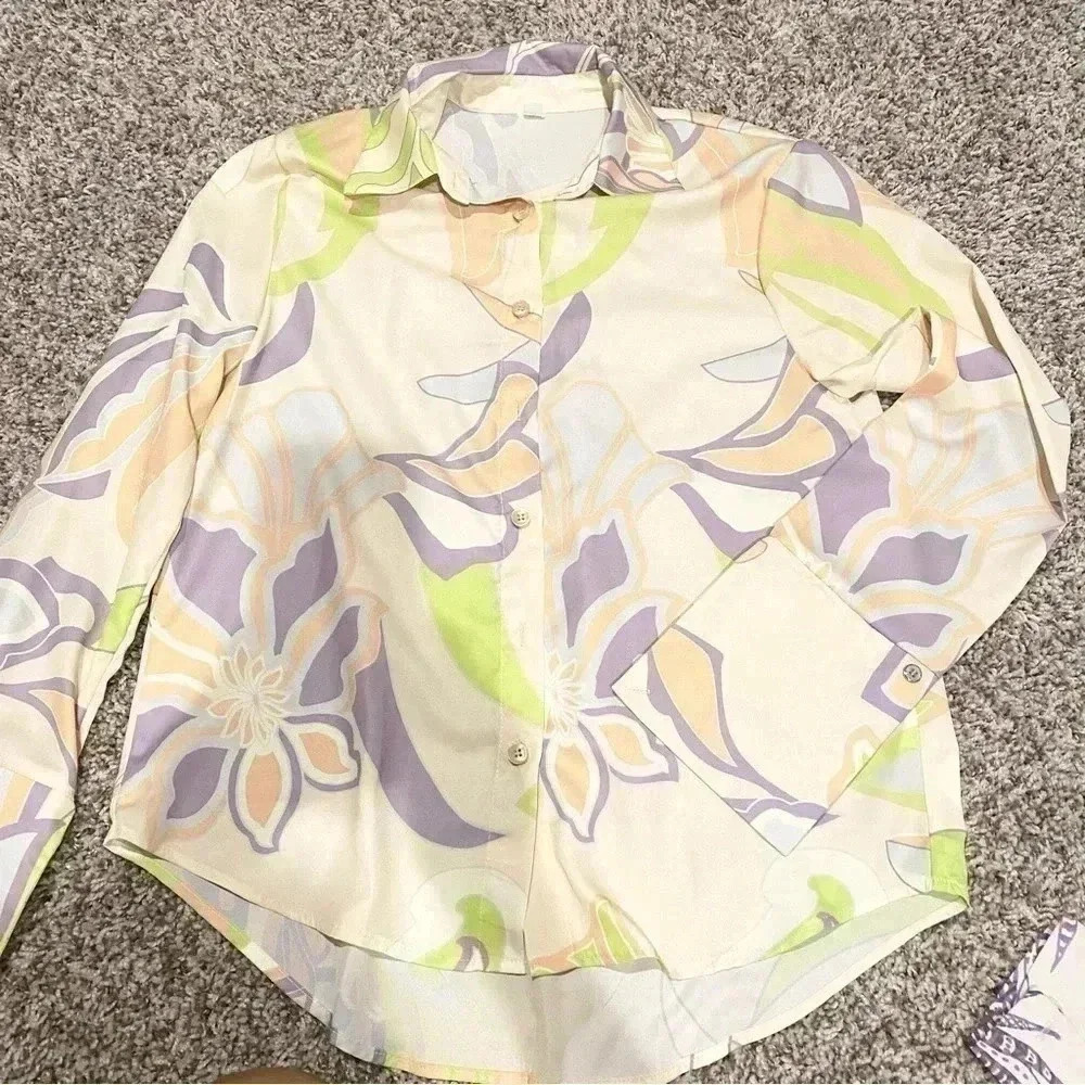 FLORAL Print Shirt